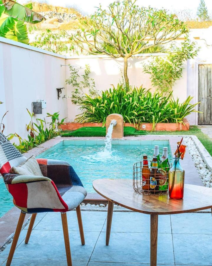 Parijat Private Pool Villa 1, 2 And 3 Bhk Udaipur Exterior foto